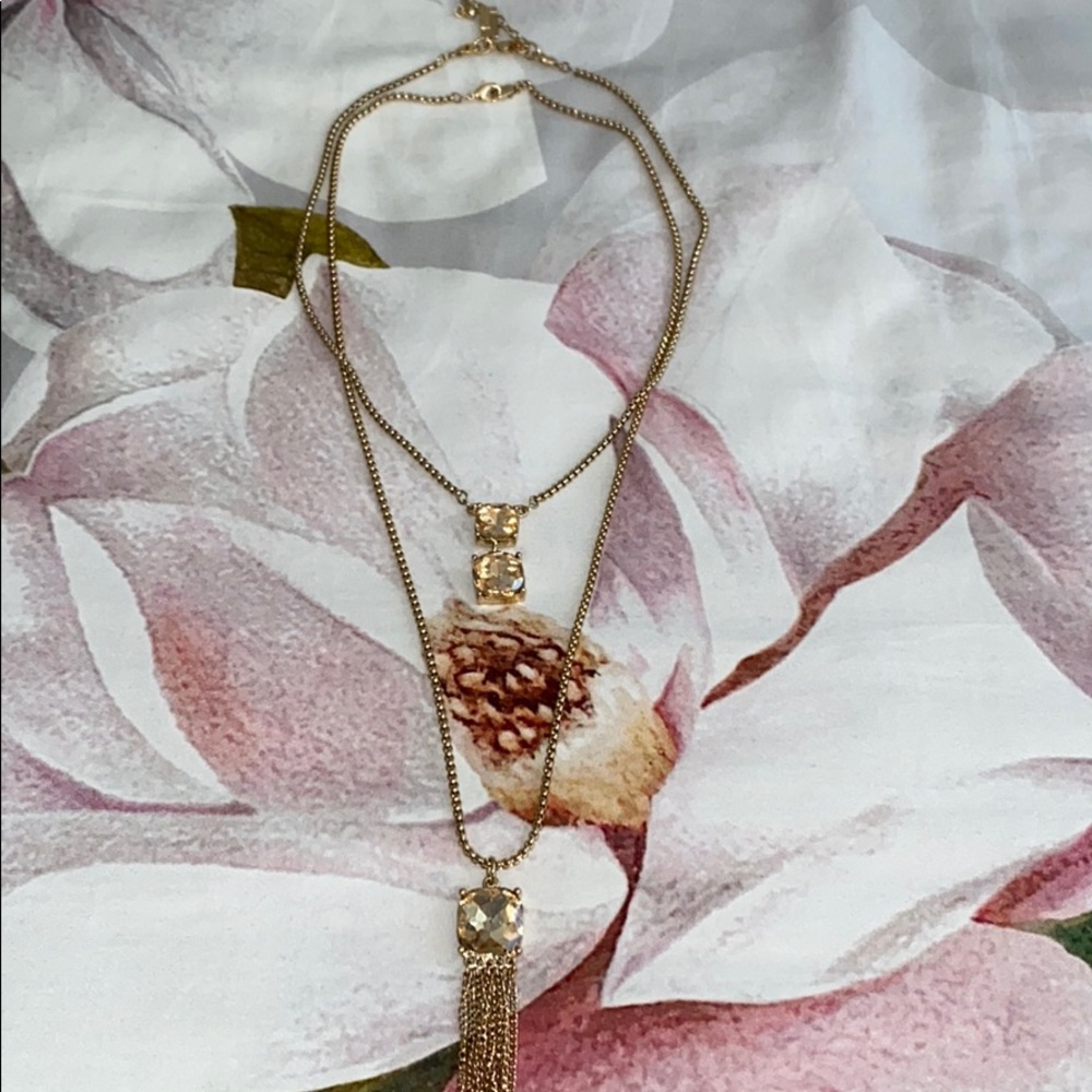 The Limited gold necklace